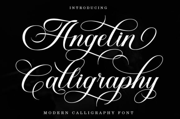 Angelin Calligraphy: A Modern Script Font for Elegant Branding