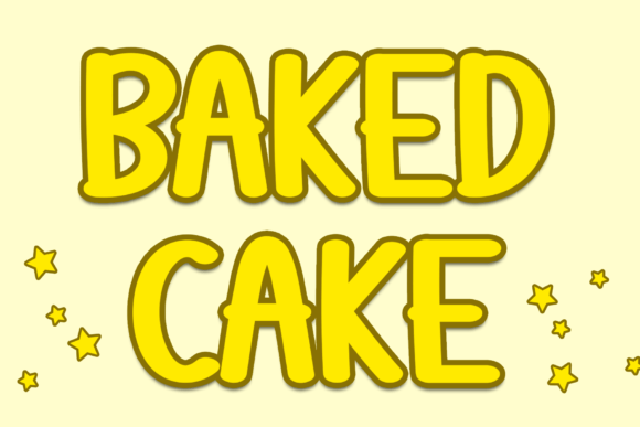 Baked Cake Font Review: A Designer's Take on Sweet Script