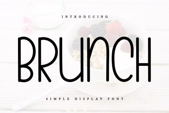 Brunch Font: The Perfect Handwritten Typeface for Crafters