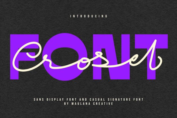 Crosel Font: The Perfect Handcrafted Typeface for Makers