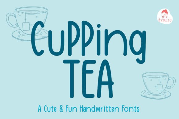 Cuppingtea: A Friendly Handwritten Font for Your Brand