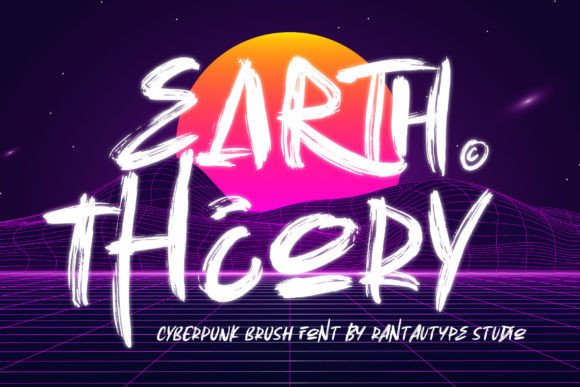 Earth Theory: A Bold Street Brush Font for Modern Web Design
