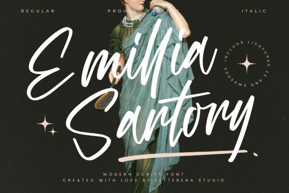 Emillia Sartory: A Modern Typeface for Elegant Branding