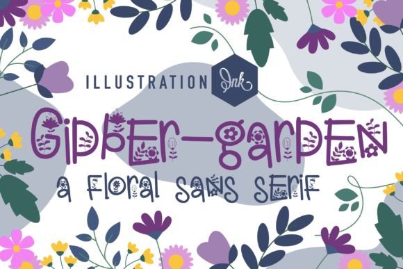 Gidber-garden: A Whimsical Typeface for Playful Web Design