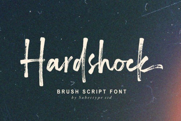 Hardshock: A Timeless Handwritten Typeface for Editorial Design