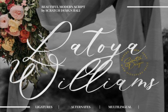 Latoya Williams: The Perfect Script Font for Handmade Brands