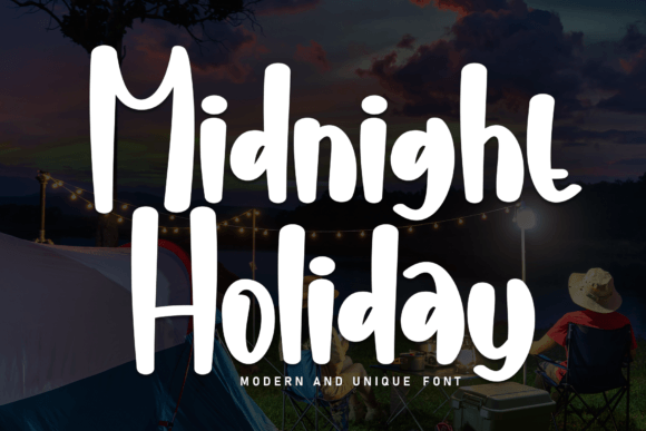 Midnight Holiday Font: A Friendly Typeface for Small Business Branding