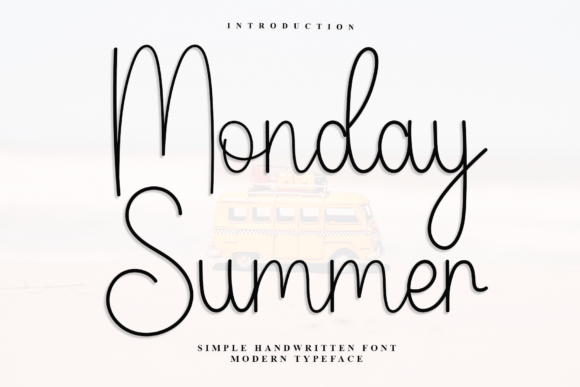 Monday Summer: A Fresh Handwritten Font for Web Design
