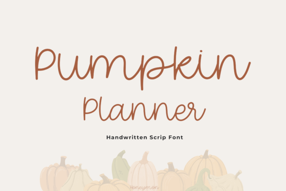 Pumpkin Planner: The Handwritten Font for Cozy Campaigns