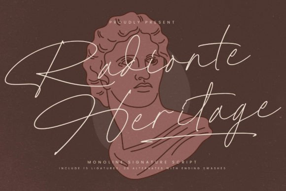 Radionte Heritage: A Premium Script Font for Small Business Branding