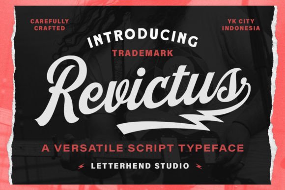 Revictus: A Vintage Script Typeface for Modern Web Design