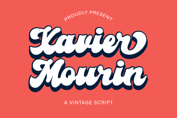 Xavier Mourin: The Vintage Script Font for Bold Marketing